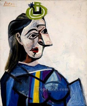 パブロ・ピカソ Painting - 女性の胸像 ドラ・マール 1941年 パブロ・ピカソ
